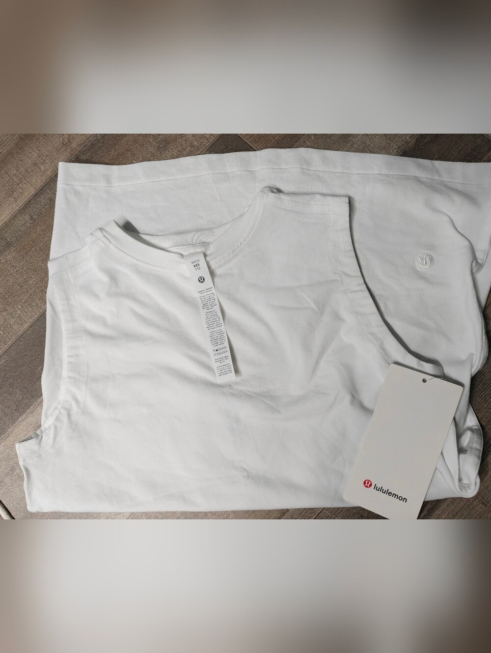 lululemon All Yours Organic Tank XXS NWT White